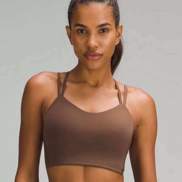 BNWT Like a Cloud Longline Bra size 6 Java lululemon - Picture 5 of 5